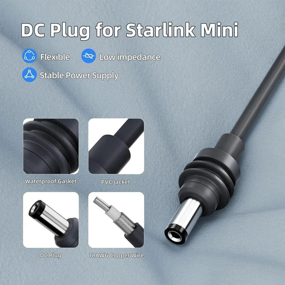 Step Up Converter For Starlink Mini 12V/24 to 30V 3.5A w/ Cigarette Lighter Plug Oasis Select