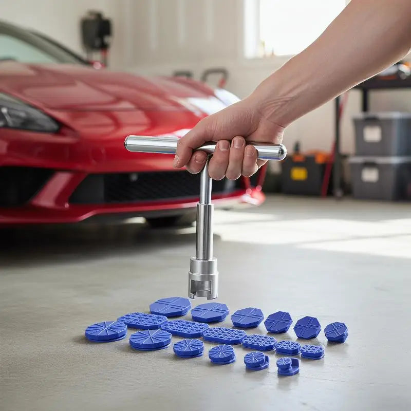 Car Dent Repair Tool Auto Body Part Mechanical Sheet Metal Paintless Dent Removal Puller Kit Hand Tools Kit Set Oasis Select