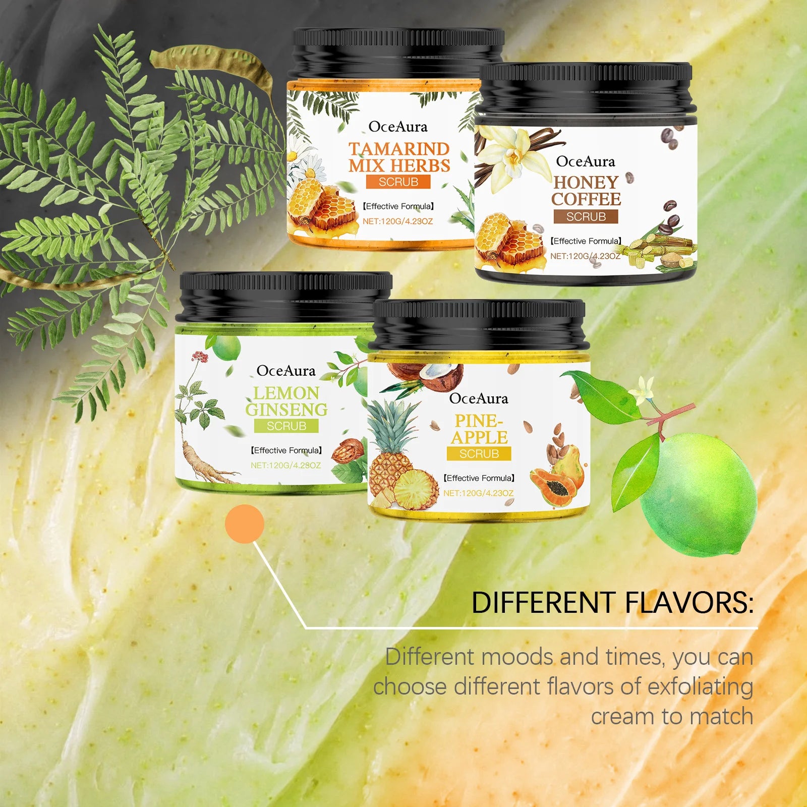 OceAura Body Scrub Cream – Exfoliate, Brighten & Smooth Skin Body Scrub Cream Oasis Select