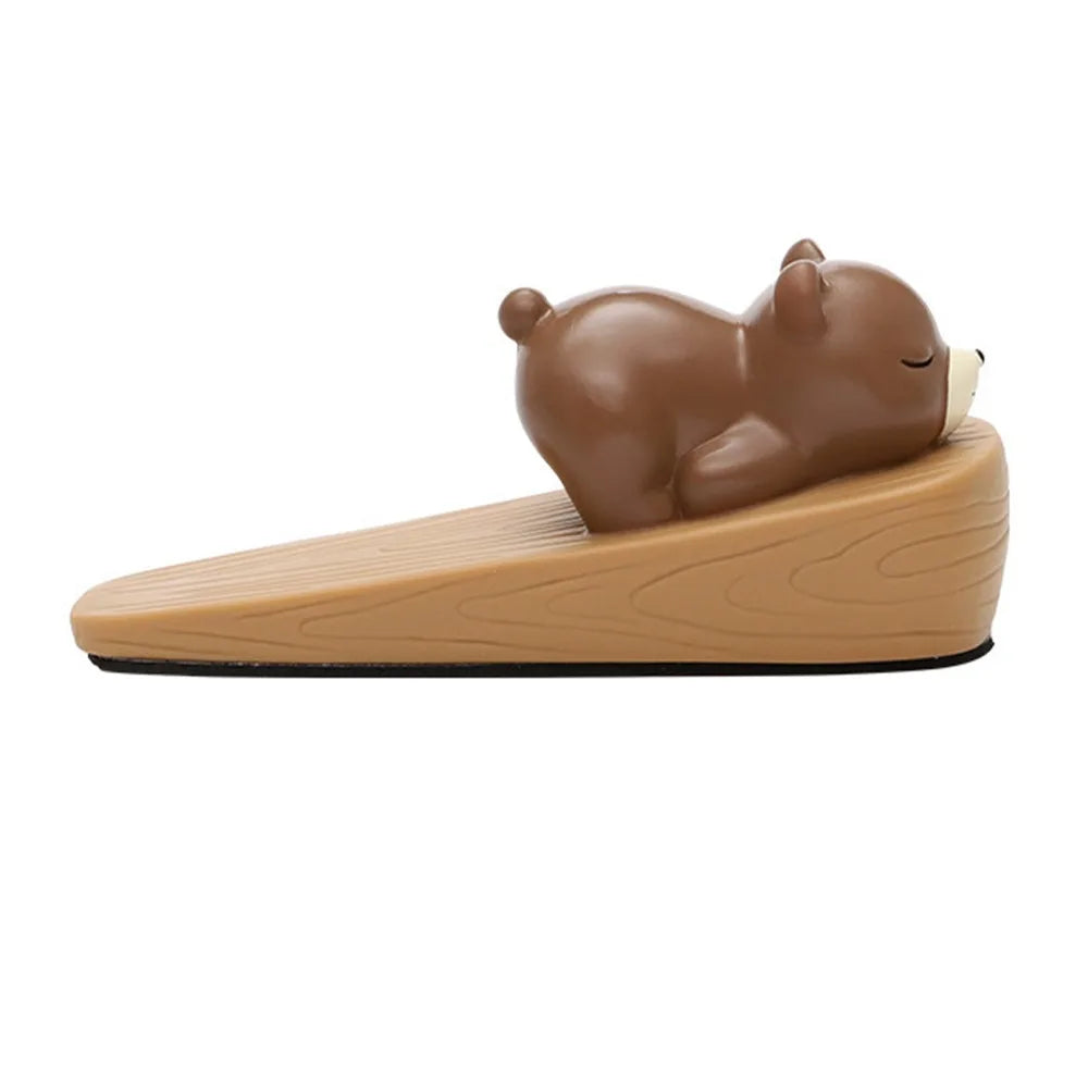 Funny Portable Animal Door Stopper Hedgehog Collision Prevention Cute Door Stop Kittens Puppy Windproof Door Stopper Home Decor Oasis Select Bear