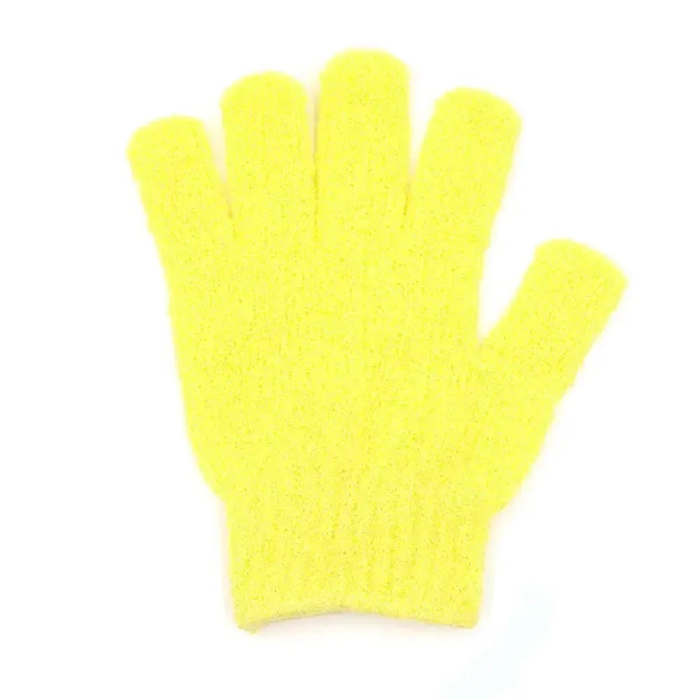 1pcs Bath for Peeling Exfoliating Mitt Glove Scrub Gloves Resistance Wash Skin Moisturizing SPA Foam Body Massage Sponge Oasis Select Yellow-1pc