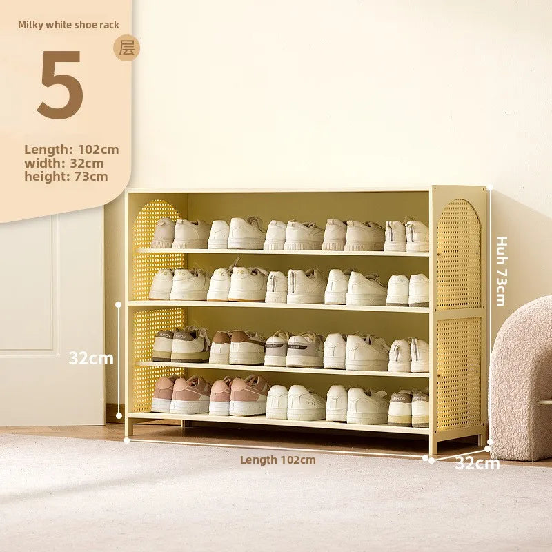Simple Shoe Cabinet Home Door Multi-layer Baffle Rack Corridor