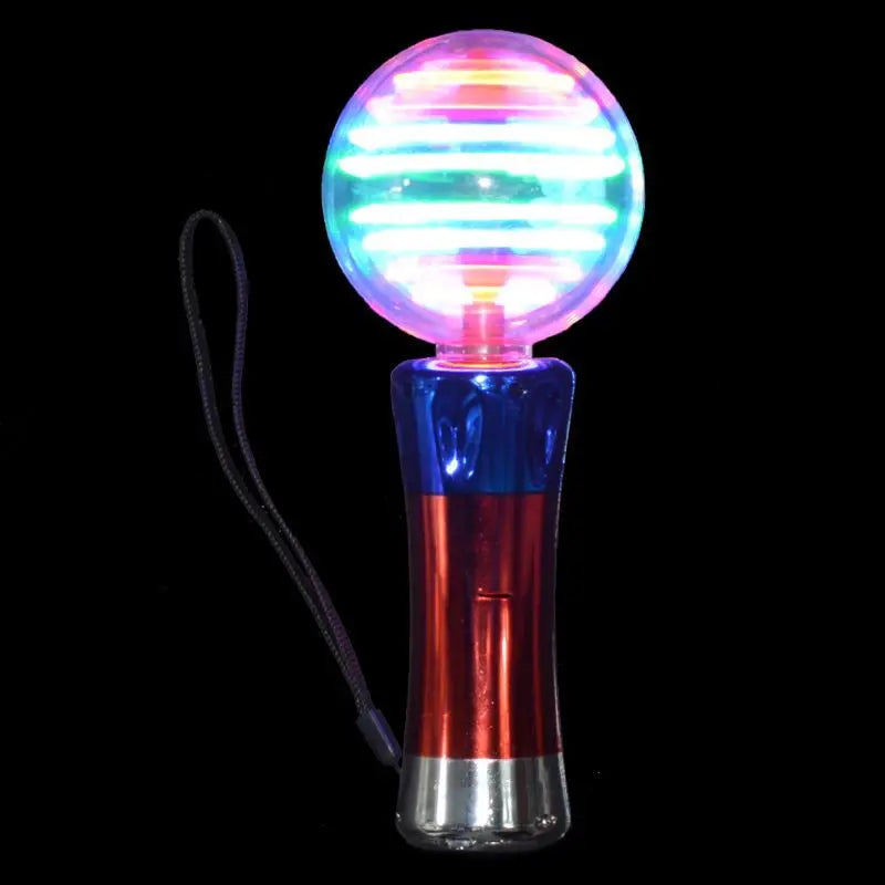 7.8 Inch Flashing LED Wand Classroom Prizes Light Up Magic Ball Toy Wand Thrilling Spinning Light Show for Boys & Girls for Kids Oasis Select
