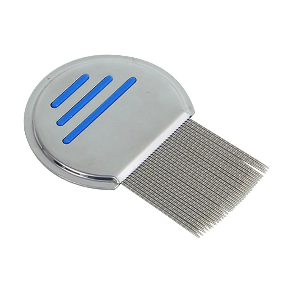 1pcs High Quality Terminator Lice Comb Nit Free Kids Hair Rid Headlice Stainless Steel Metal Teeth Remove Nit Brush Free Ship Oasis Select