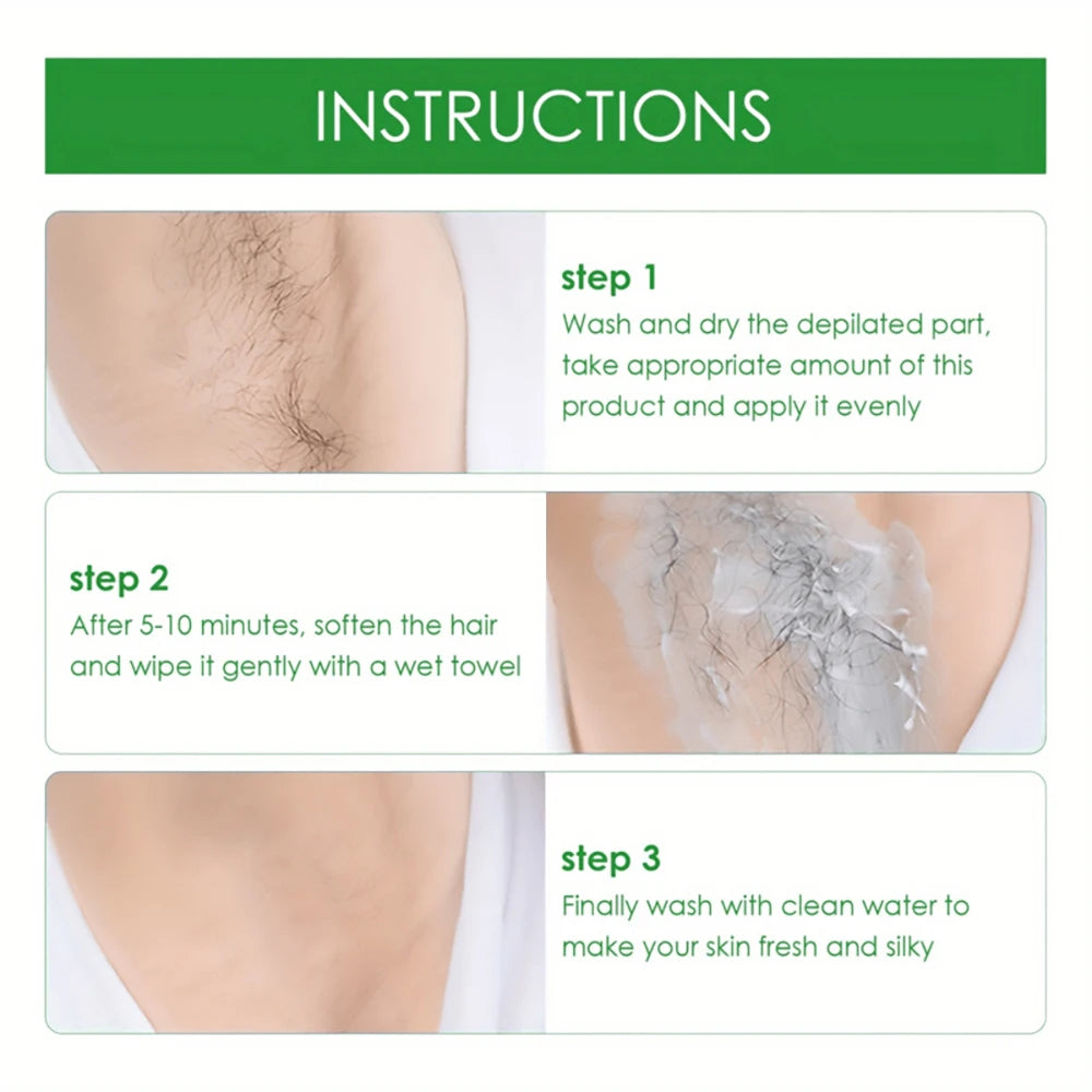 REAROYA Hair Removal Cream – Painless Epilator for Body & Intimate Hair Removal Cream Oasis Select