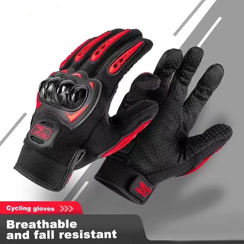 Motorcycle Gloves Black Racing Genuine Leather Motorbike Road Riding Team Glove Men Summer Winter Cycling Gloves Oasis Select