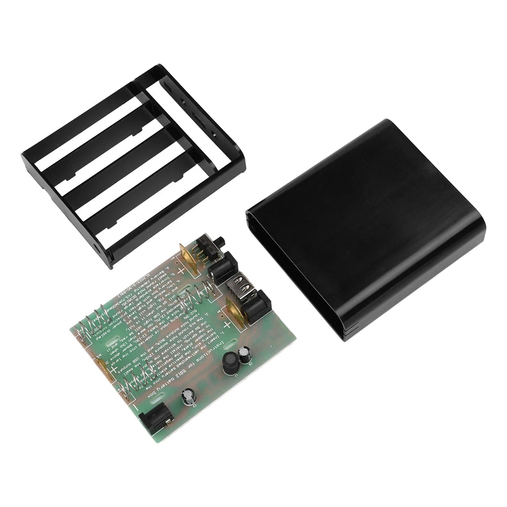 5V 9V 12V UPS 3*18650 Lithium Battery Soldering Free Kit Surveillance Camera Router Emergency Power Supply DIY Loose Part Oasis Select Default Title