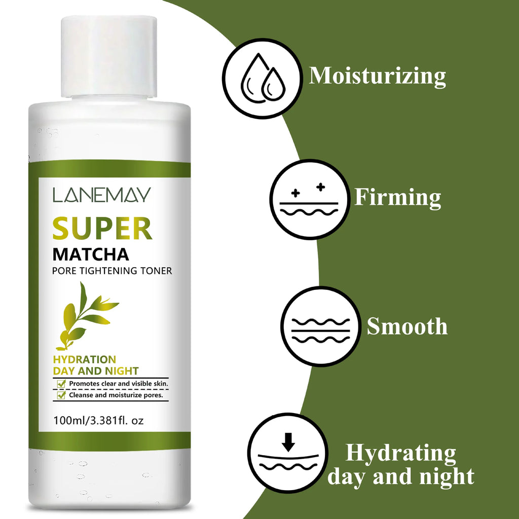 Lanemay Matcha Toner – Hydrating & Pore-Minimizing | 100ml Facial Toner Oasis Select