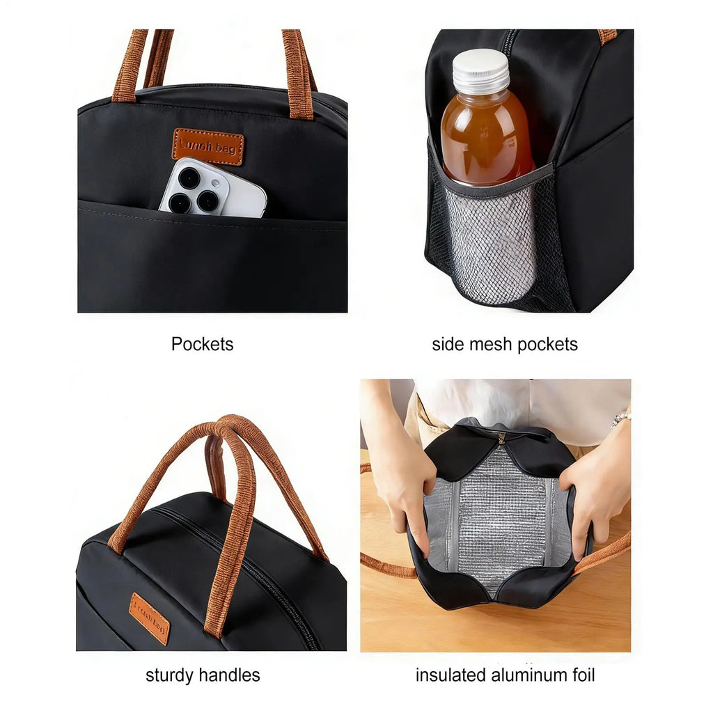 Insulated Thermal Lunch Bag – Waterproof & Leakproof Tote Insulated Lunch Bag Oasis Select