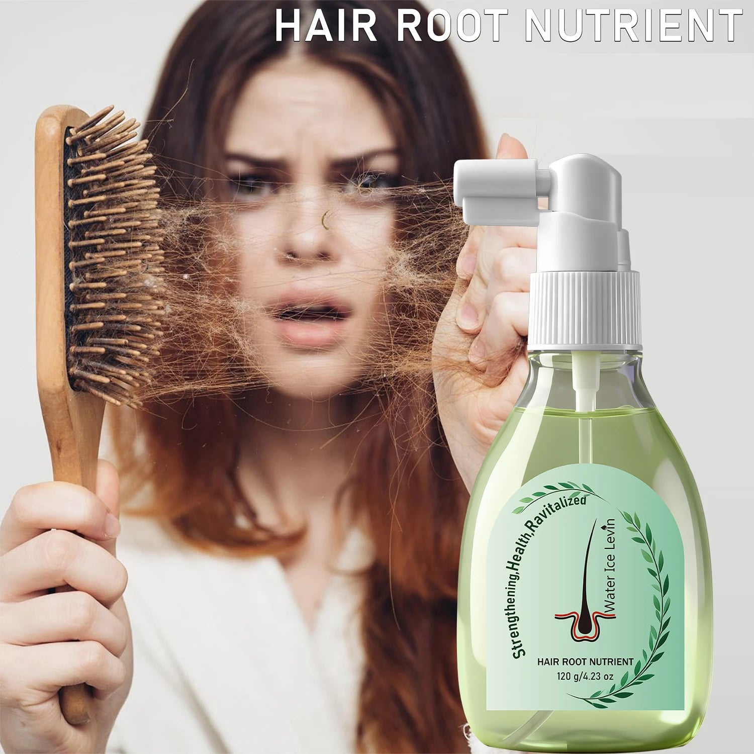 Rosemary Hair Spray, Nourishing & Smoothing Treatment with Hyaluronic Acid & Collagen for Healthy Hair Oasis Select