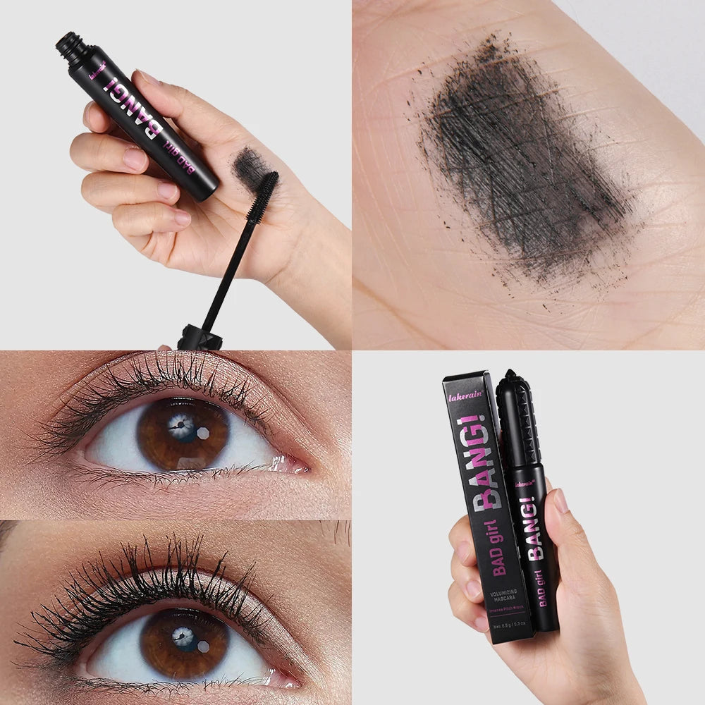 Lakerain 4D Waterproof Mascara – Volumizing & Lengthening
