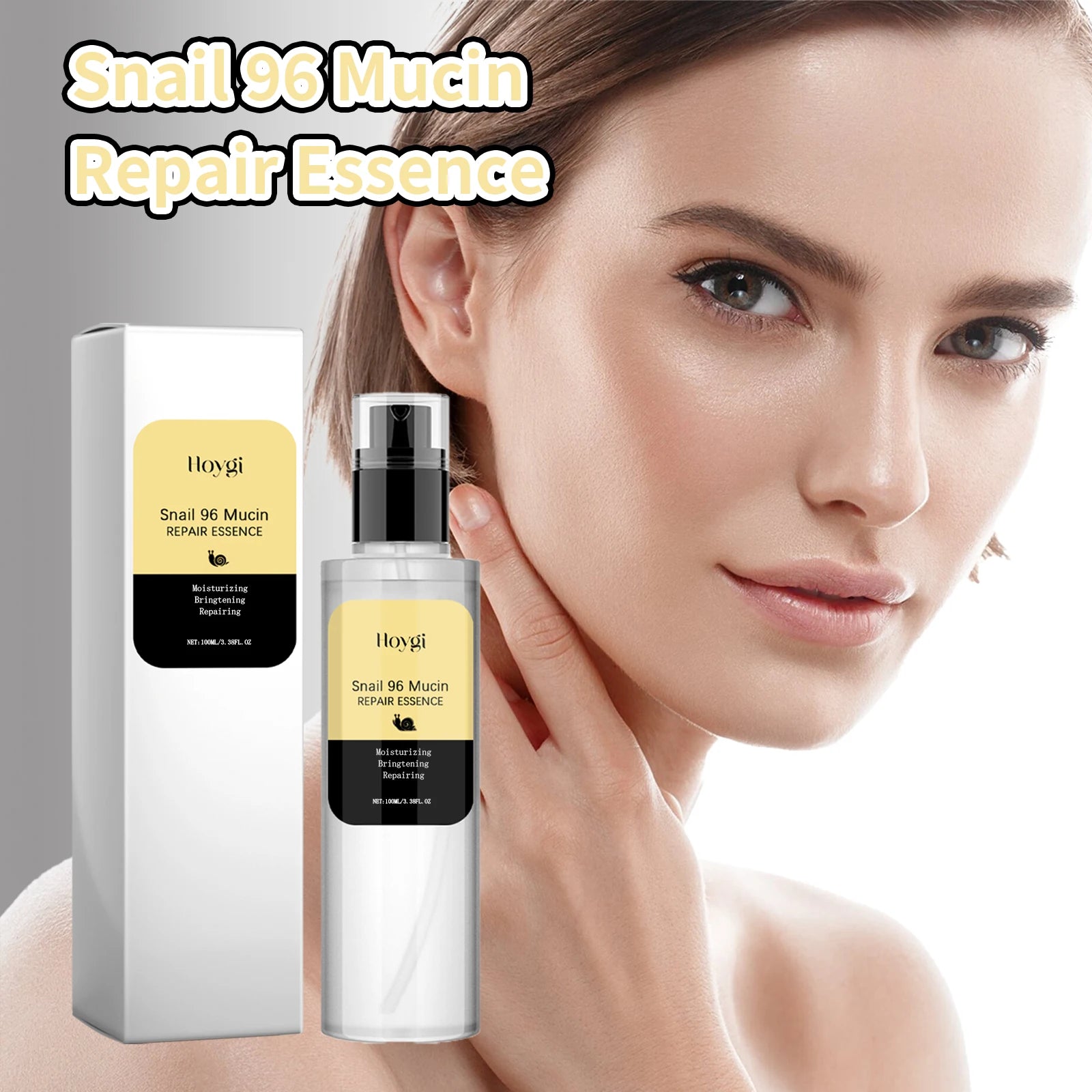 Snail Mucin Face Serum – Hyaluronic Acid & Collagen Anti-Aging