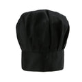 Cook Cap Head Chef White Cooking Hat Waiter Waitress Kitchen Work Hat Hotel Restaurant Canteen Bakery Baker Household Chef Cap Oasis Select black One Size
