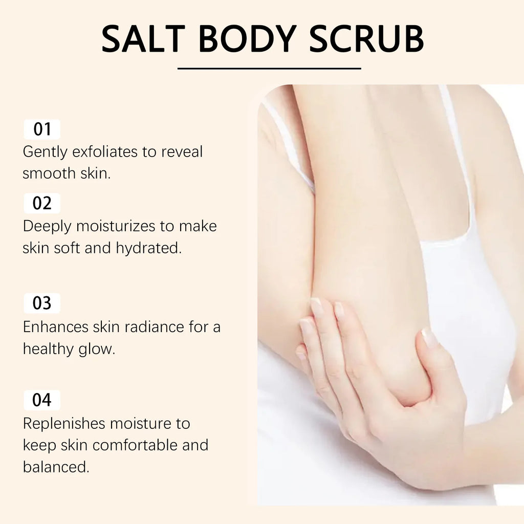 Antioxidant Skin-Elasticity-Enhancing Body Scrub Multiple Scents Gently Exfoliates Improves Rough Skin Firms and Nourishes Skin Oasis Select