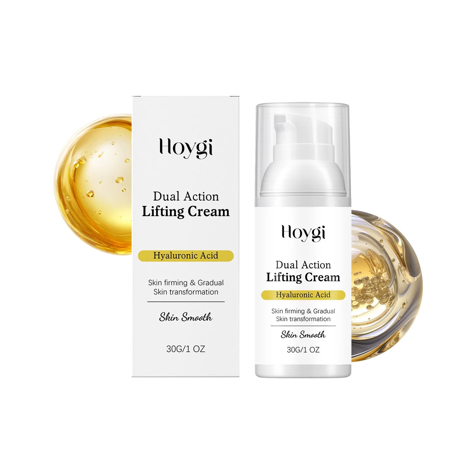 Hoygi Dual Action Lifting Cream – Firming Face Moisturizer Firming Face Cream Oasis Select 30g Boxed