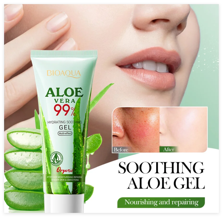 SADOER Aloe Vera Gel – Hydrating Moisturizer for Face & Body Aloe Vera Gel Oasis Select