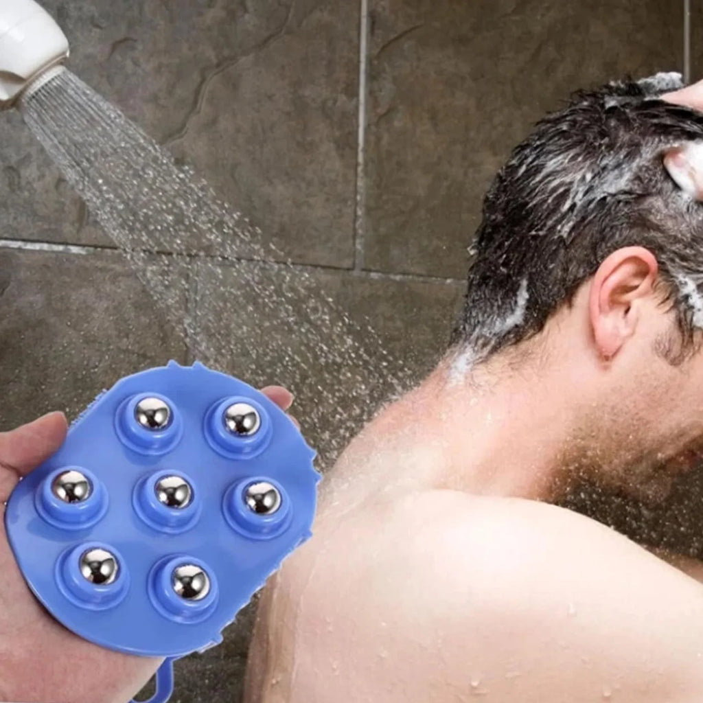 Double-Sided Rotating Massage Brush – Body Scrub & Circulation