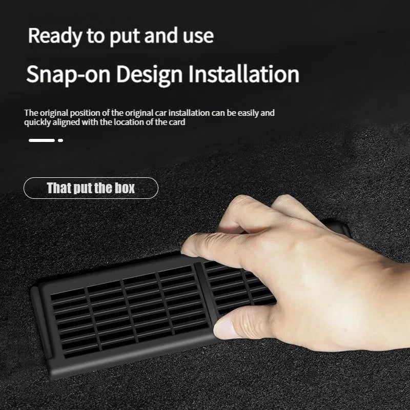 For Tesla Model 3 Model Y 2023 Car Under-seat Air Vent Protection Cover Anti-dirty Pad Auto Interior Modification Accessories Oasis Select