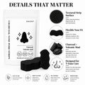 Tea Tree Charcoal Nose Strips for Men & Women Deep Pore Cleansing Oil Control Easy Home Facial Skincare Oasis Select 10pcs