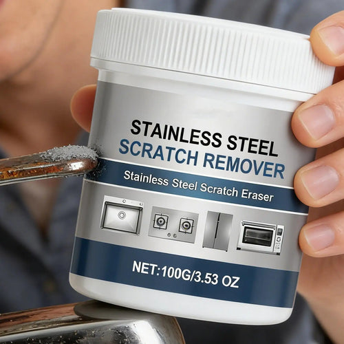 100g Stainless Steel Cleaning Paste Pot Pan Dirts Cleaner Oven Polishing Mental Scratch Rust Remover Cookware Cleaning Cream Oasis Select