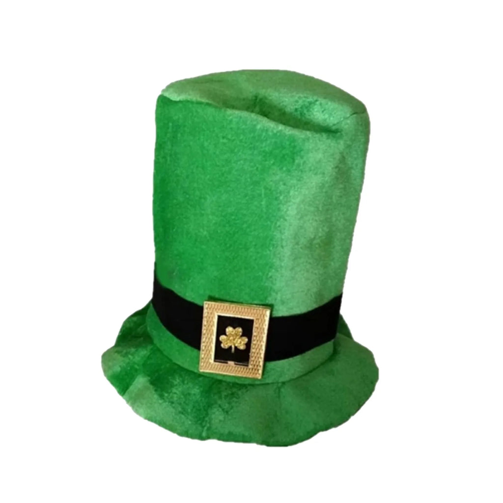 Green Leprechaun Stovepipe Hat – St. Patrick's Day Irish Top Hat Costume Hat Oasis Select G One Size