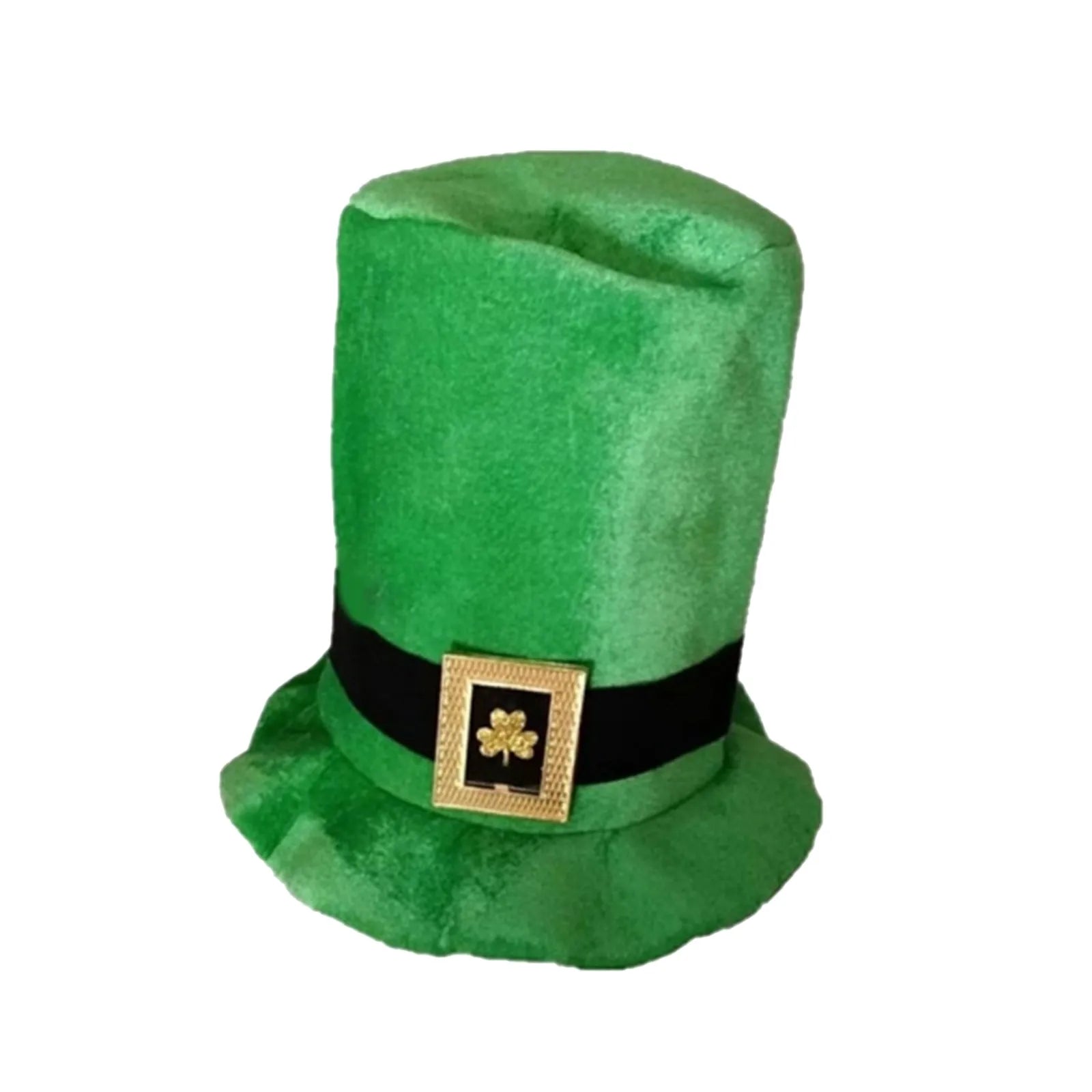 Green Leprechaun Stovepipe Hat – St. Patrick's Day Irish Top Hat Costume Hat Oasis Select G One Size