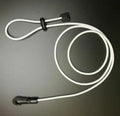 1.2M Canoe Kayak Paddle Leash Clip Safety Fishing Rod Tether Holder Lanyard Oasis Select 1 Piece White