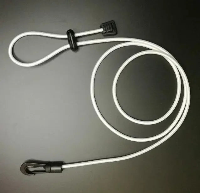 1.2M Canoe Kayak Paddle Leash Clip Safety Fishing Rod Tether Holder Lanyard Oasis Select 1 Piece White