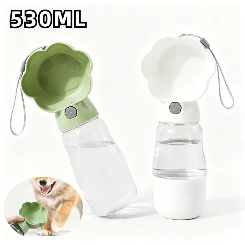 530ML Large Dog Water Bottle For Small Big Dogs Portable Travel Pet Drinking Bottle Water Container Puppy Cat Drinker Feeder Oasis Select