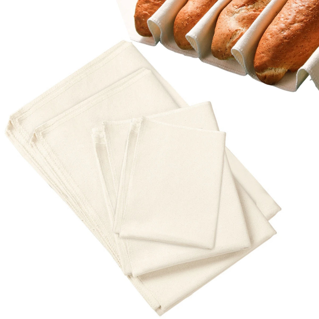 5 Pack Bread Towels Dough Fermented Linen Cloth For Dough Raising Multiple Sizes For Covering Bowls Or Wrapping Baked Goods Oasis Select