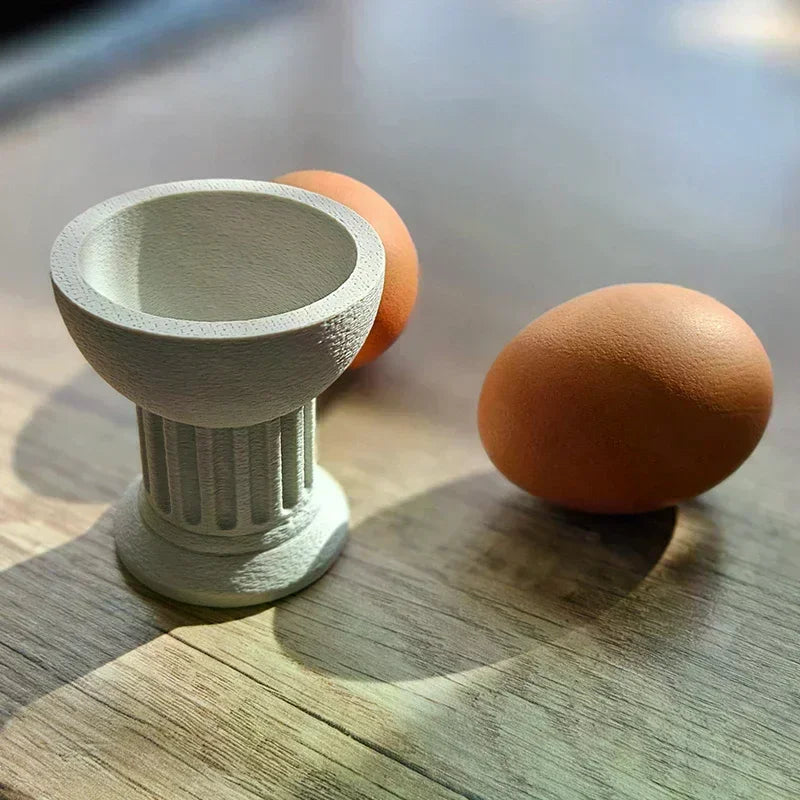 Miniature David Statue Figurine Roman Column Egg Cup & Decorative Collectible Sculpture Suitable For Desk, Car, Home Decor Oasis Select