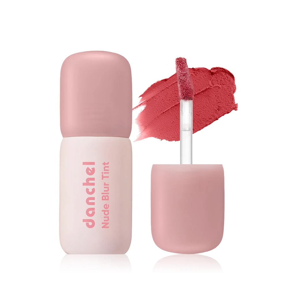 10 Shades Nude Blurring Lip Tint 2-in-1 Lightweight Long-Lasting Non-sticky Velvet Lip & Cheek Blush Lipgloss Daily Cosmetics Oasis Select Color 4