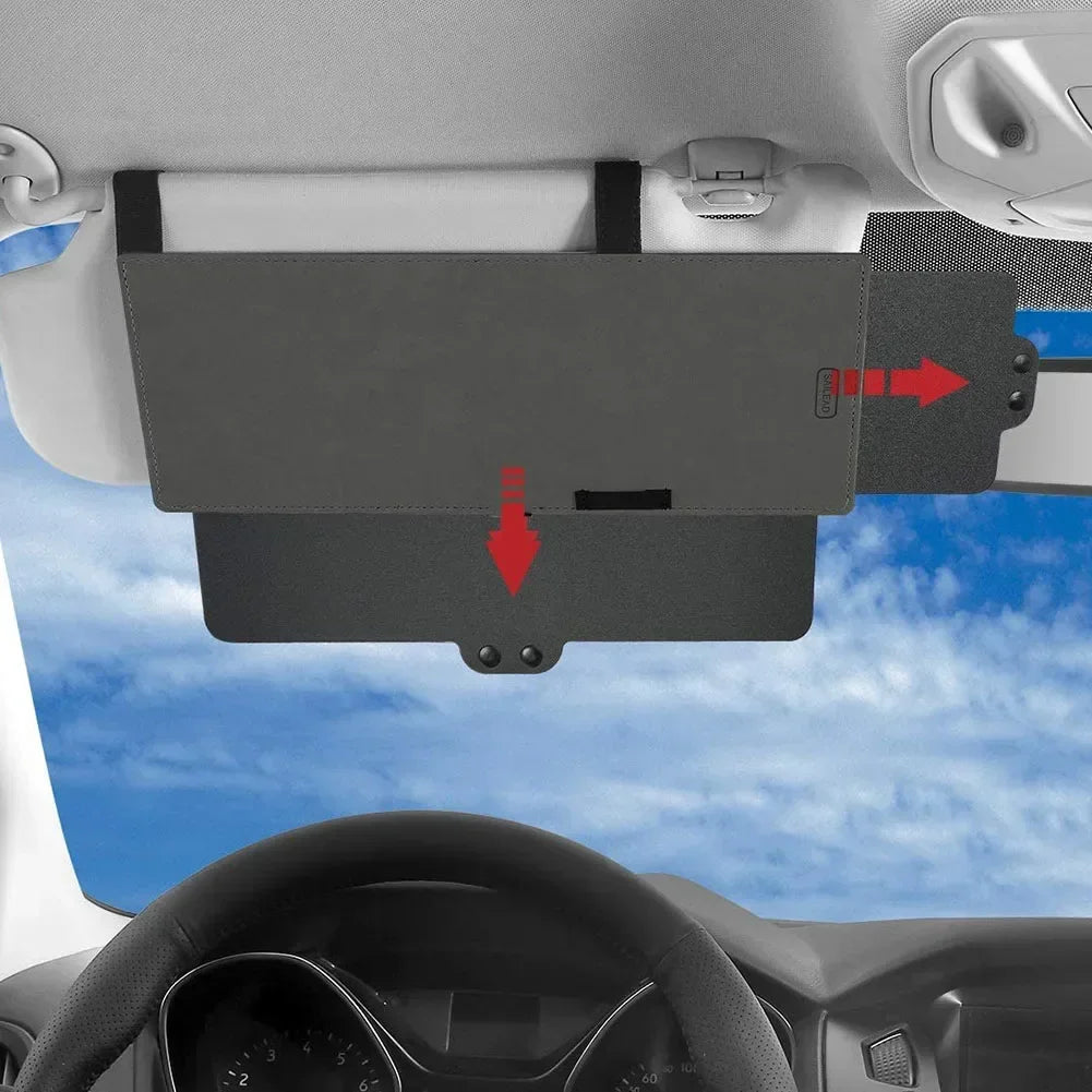Summer Travel Driving In Sunlight Car Sun Visor Premium Car Visor Accessory Car Visor Extension Hassle-Free Installation Oasis Select