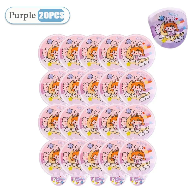 1-20PCS Mini Handheld Folding Fan with Handle Cute Portable Chinese Style Summer Cooling Gift for Travel Outdoor Party Essential Oasis Select Purple-20PCS