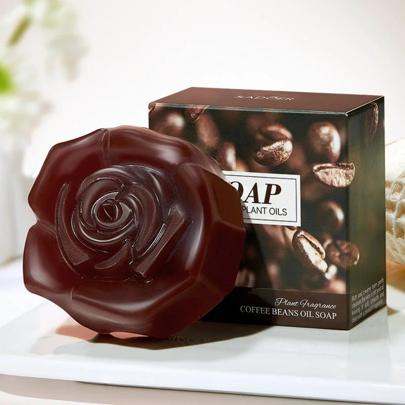 Coffee Bean Essential Oil Soap Hand Soap Cleansing Body Soap for Men and Women Oasis Select