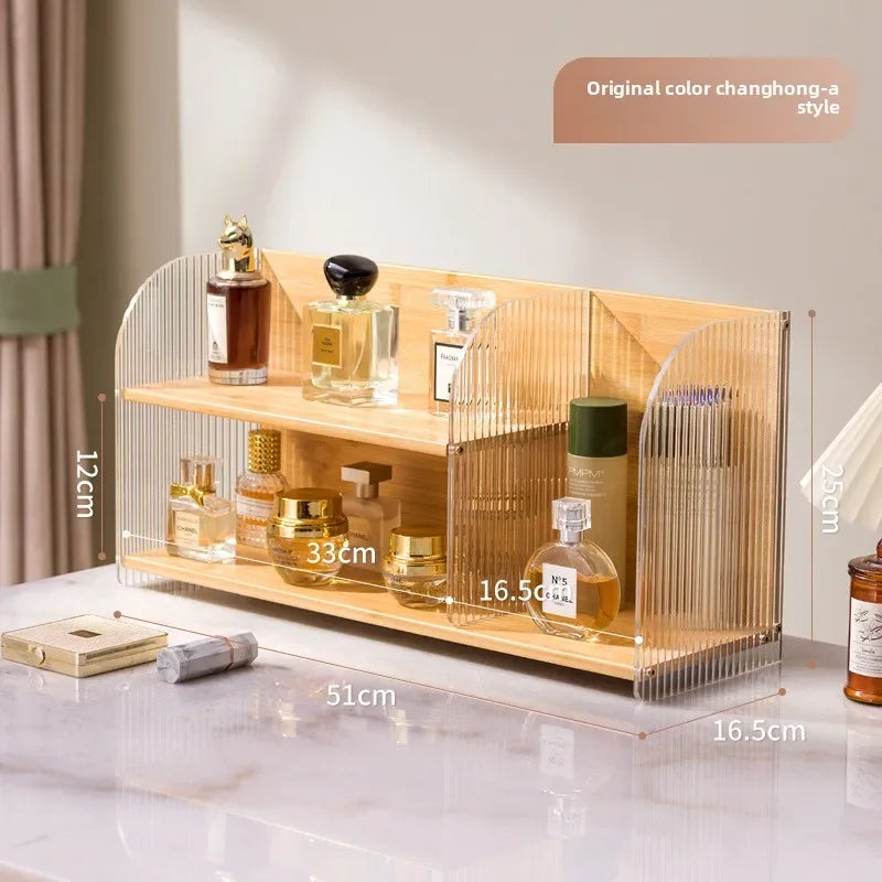 Multi-functional Cosmetics Storage Box Dresser Shelf Skin Care Products Perfume Shelf Desktop Premium Acrylic Storage Shelf Oasis Select Changhong A