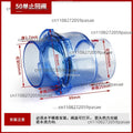 50mm Flap UPVC Transparent Check Valve Drainpipe Non-return Flap Valve Check Valve Combination Sets Kitchen Sewer Deodorizationm Oasis Select 50mm