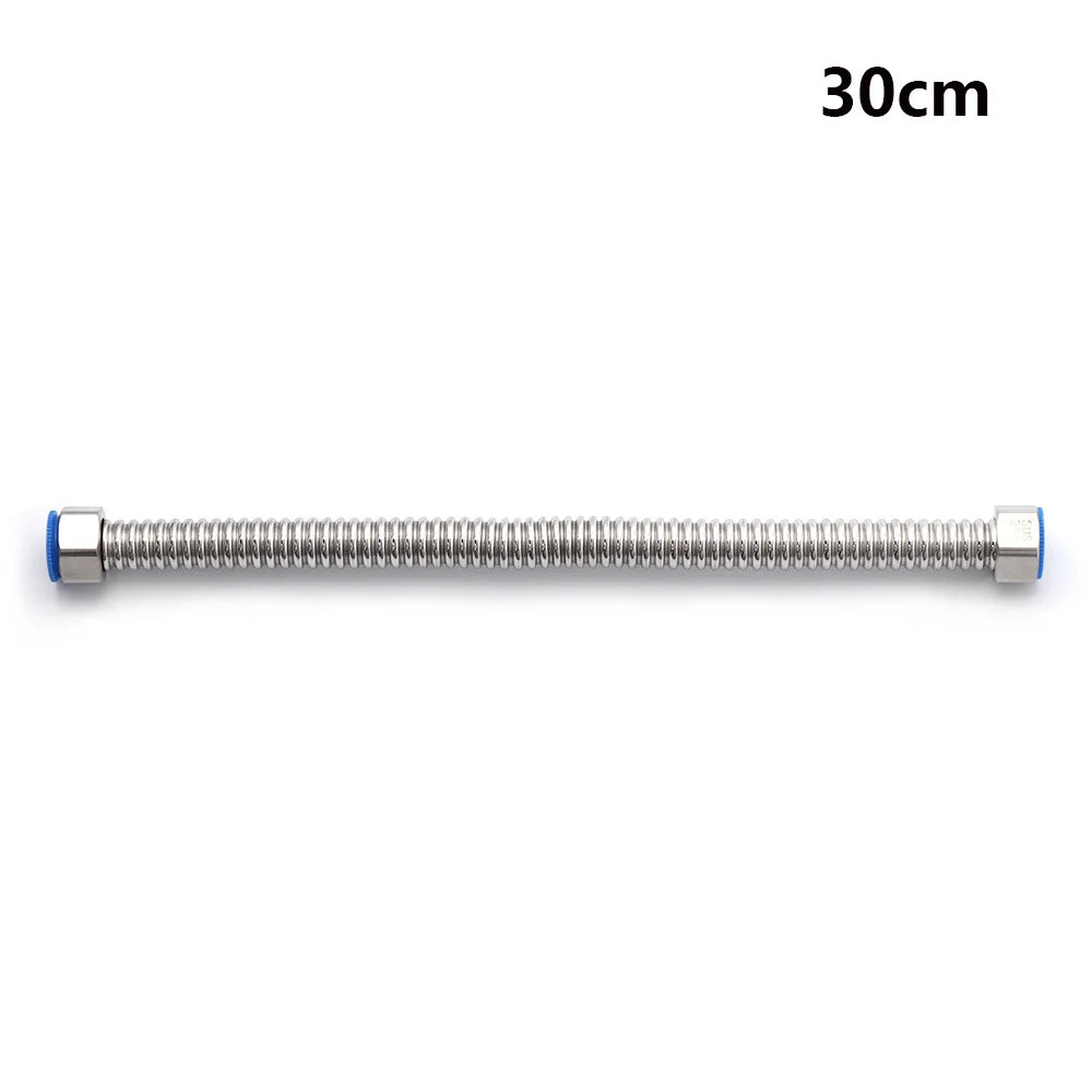 G1/2" Useful Home Durable Stainless Steel Plumbing Corrugated Pipe Hose Tube Water Heater Connector Oasis Select 30CM