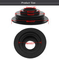 1pcs Rubber Dust Cover For Car Auto Headlight Universal LED Light Seal Cap Oasis Select Black