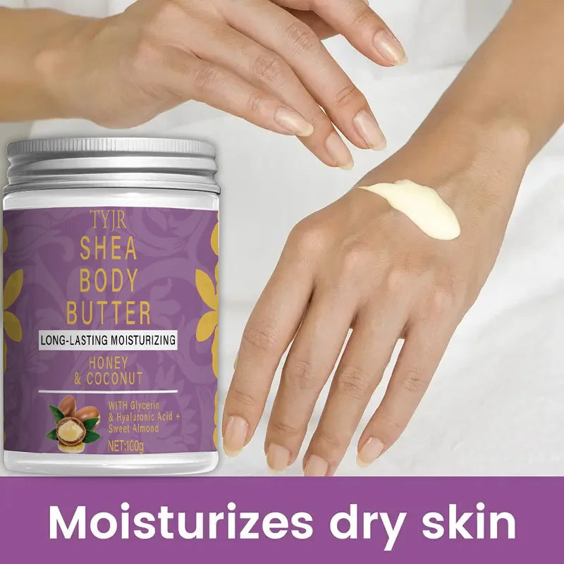 Organic Unrefined Shea Body Butter Oil 100g – Deep Moisture Body Butter Oil Oasis Select