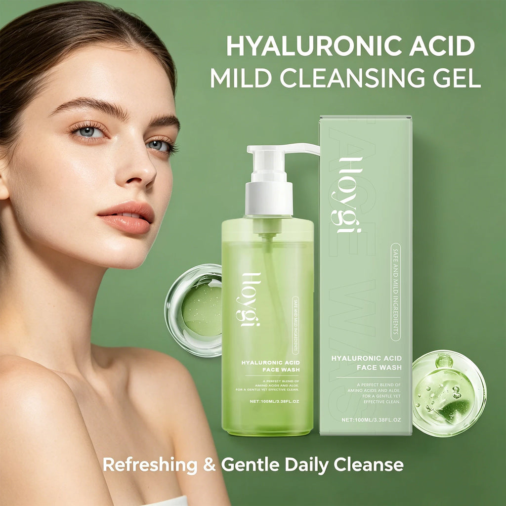 Hyaluronic Acid Face Washpurifies Pores Oil Control Removes Dirt Brightens Skin Blackhead Removal Hydrating Daily Cleanser Oasis Select