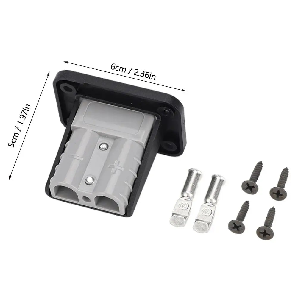 50A Flush Mount Connector Panel Base | RV Boat Trailer Truck