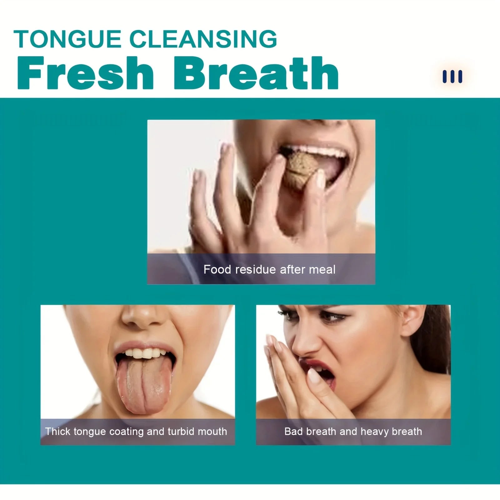 Stainless Steel Tongue Cleaner, Tongue Scraper, Tongue Brush, Tongue Cleaning Oral Care Oasis Select