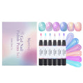 Macaron Pearlescent Nail Polish Pen Set – 6pc DIY Gel Manicure Nail Gel Polish Set Oasis Select 6pcs in boxed