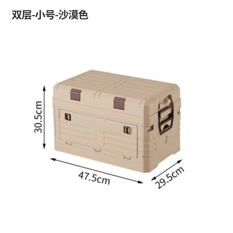 Multi-functional Outdoor storage box Household dustproof portable foldable large camping side door storage box Car finishing box Oasis Select 2nd Floor Small