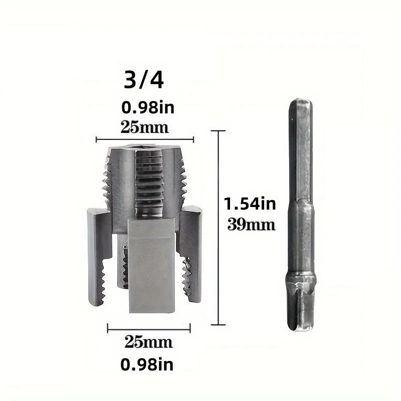 1/2" & 3/4" PPR Water Pipe Tap – Alloy Steel Anti-Corrosion Pipe Fitting Tap Oasis Select