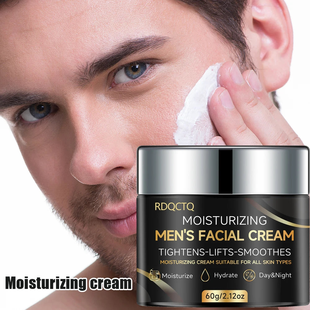 RDQCTQ Men's Retinol Firming Face Cream Skincare Brightening Smooth Wrinkles Facial Moisturizing Collagen Face Men Treatment Oasis Select