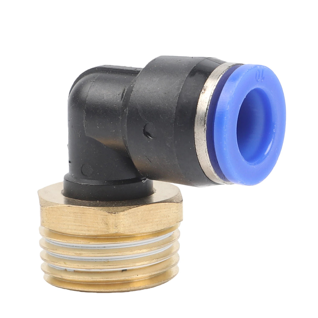 Pneumatic Quick Connector Air Fittings Thread Elbow Adapter PL4-16mm Hose Tube Elbow Air Hose Fittings Quick Connector Oasis Select PL10-04