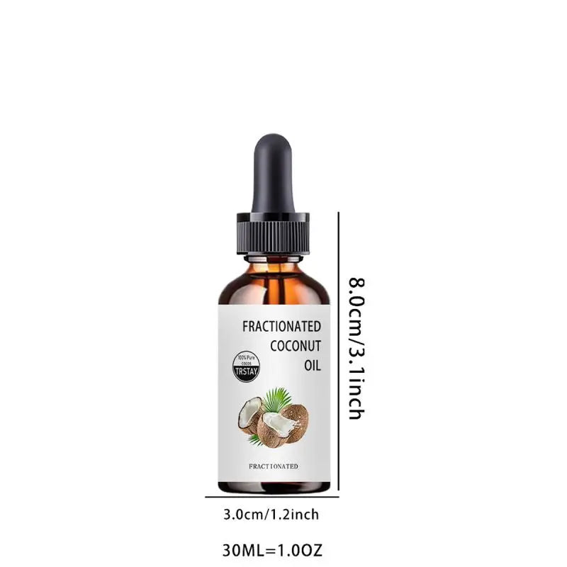 TRSTAY 100% Pure Fractionated Coconut Oil – Skin & Hair Care