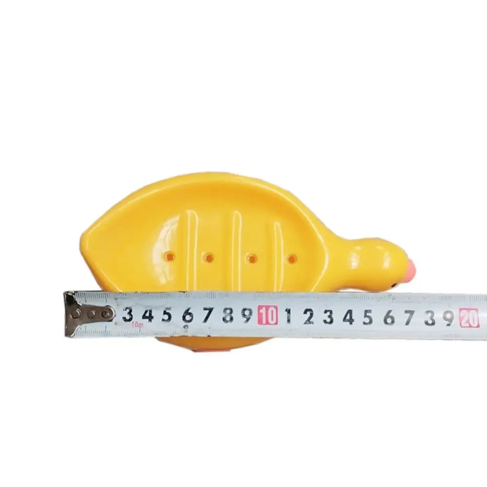 Cute Yellow Duck Shape Soap Dish Durable Bathroom Kitchen Sink Organizer Storage Holder Stand Tray Soap Container Tray Oasis Select
